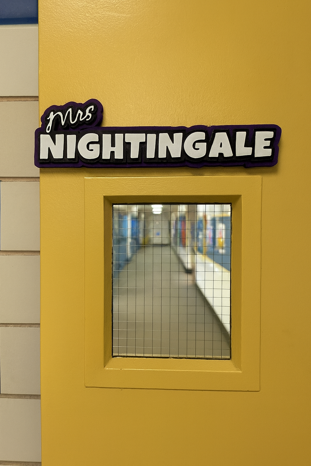 Personalized Teacher Gift – Custom Name Sign  (for Desk or Classroom Door)