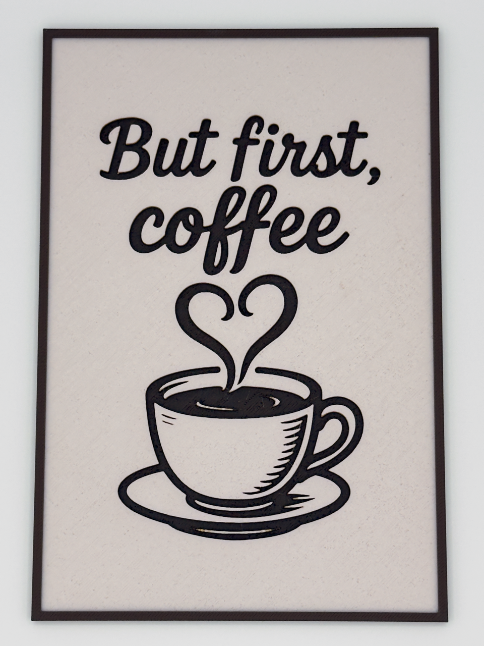 But First Coffee - Wall art