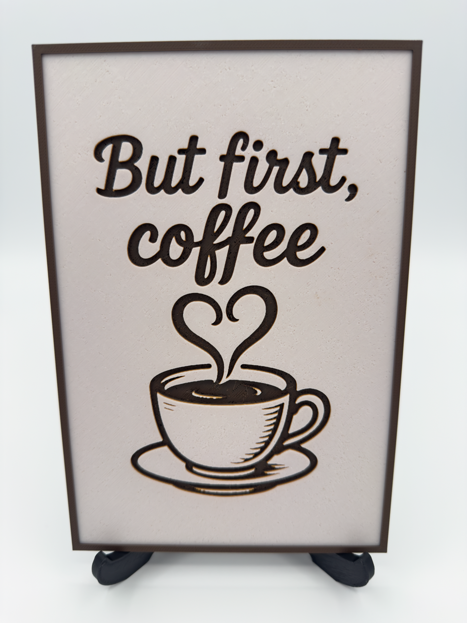 But First Coffee - Wall art