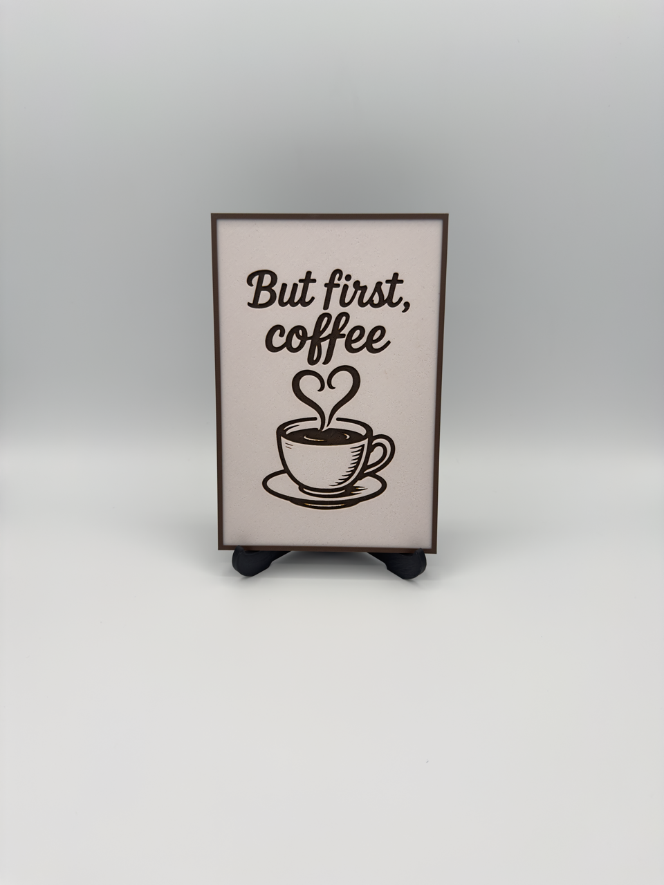 But First Coffee - Wall art