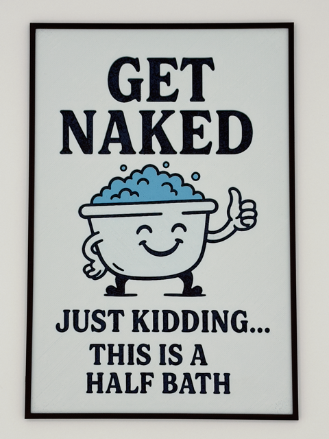 Get Naked - Wall art