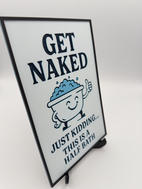 Get Naked - Wall art