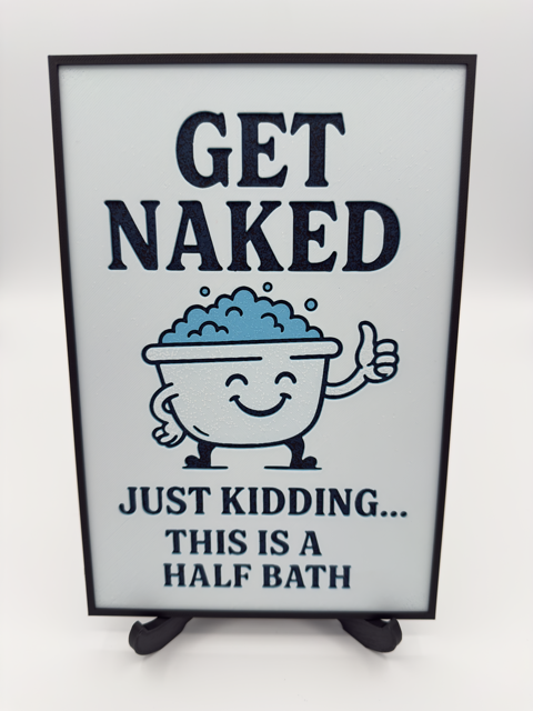 Get Naked - Wall art