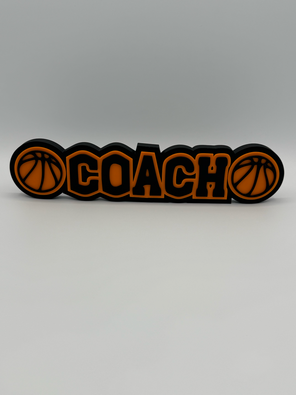 Personalized Basketball Name Sign with Optional Pencil Holder