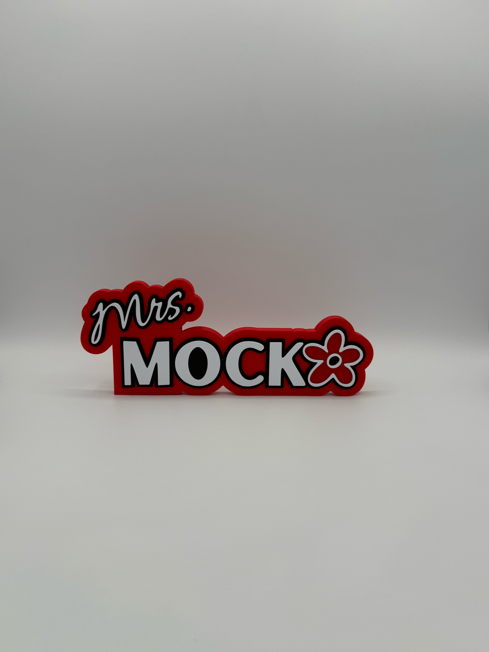 Personalized Teacher Gift – Custom Name Sign  (for Desk or Classroom Door)