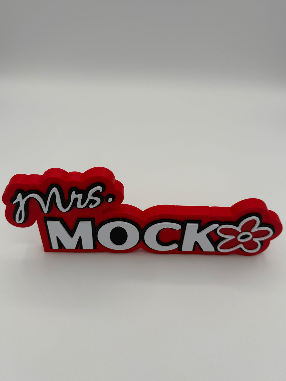 Personalized Teacher Gift – Custom Name Sign  (for Desk or Classroom Door)