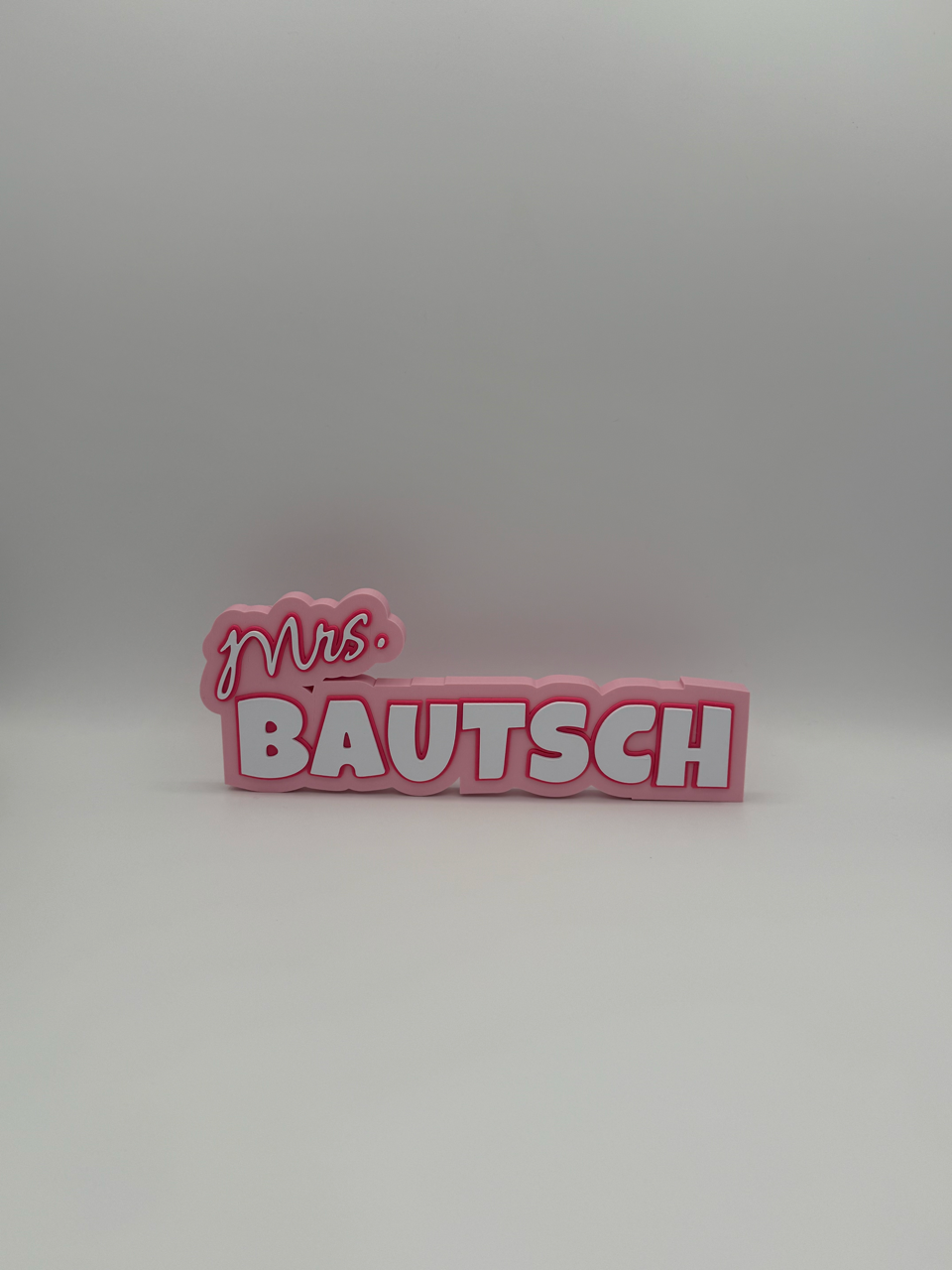 Personalized Teacher Gift – Custom Name Sign  (for Desk or Classroom Door)