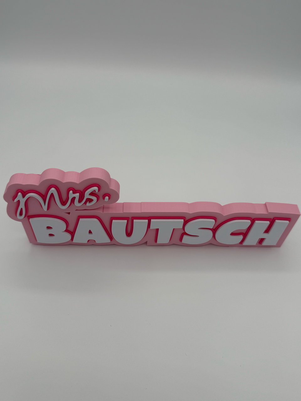 Personalized Teacher Gift – Custom Name Sign  (for Desk or Classroom Door)