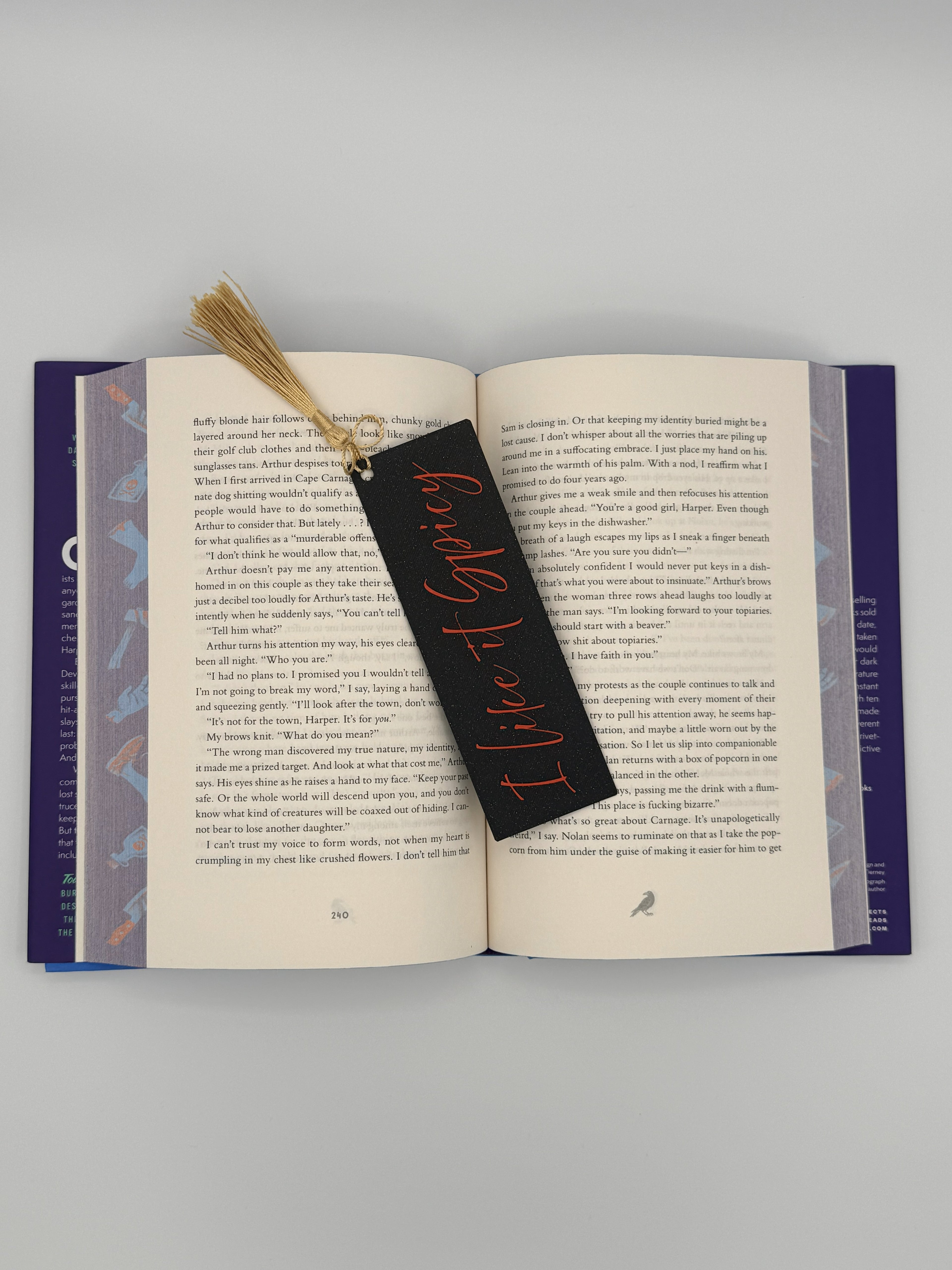 I like it Spicy Sparkling Bookmark