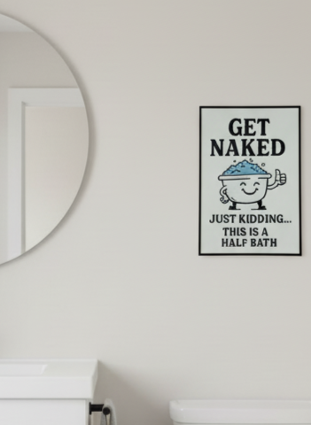 Get Naked - Wall art