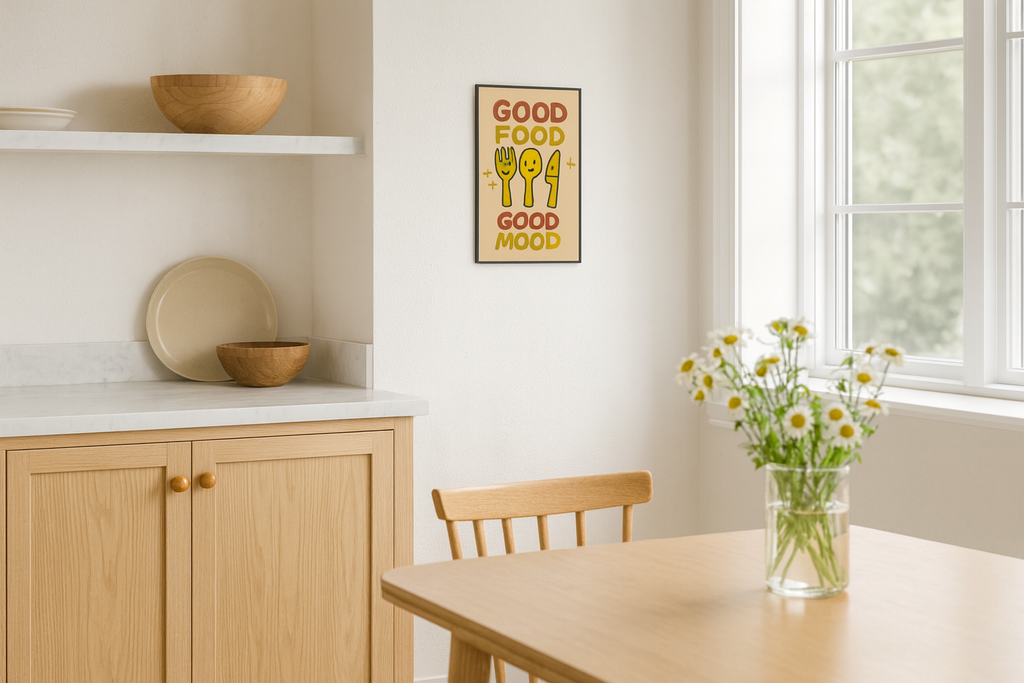 Good Food - Good Mood - Wall art